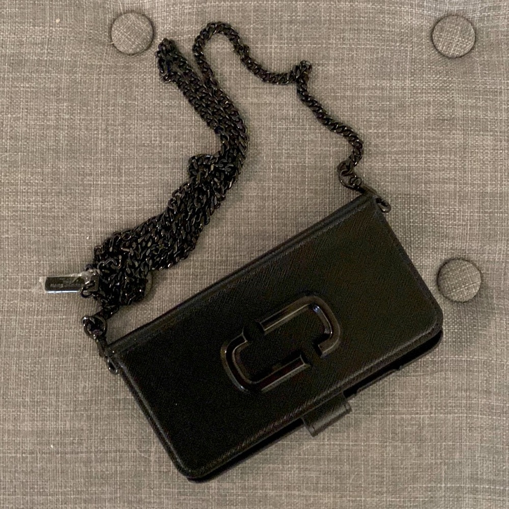 NWOT iPhone 11 Marc Jacobs phone and card holder on chain